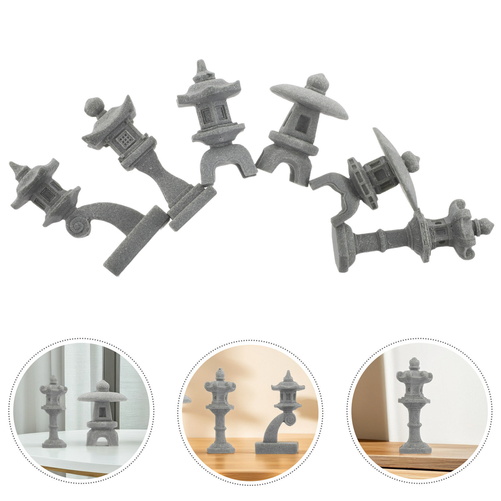 Conjunto de 6 Peças de Decoraç - Bonsai Zen Garden Set avaliação e preço