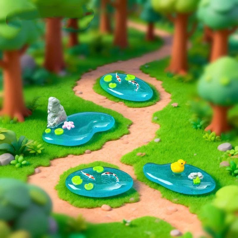 Mini Ornamentos de Resina para - Bonsai Garden Design avaliação e preço